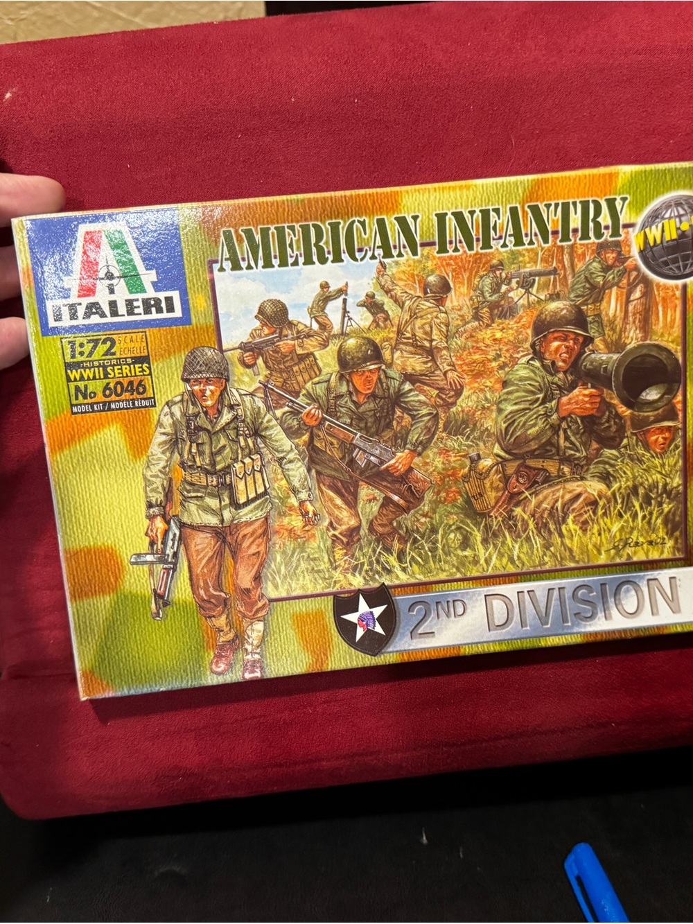 Italeri 6046 WWII American Infantry 1/72 Scale Plastic Model Figures